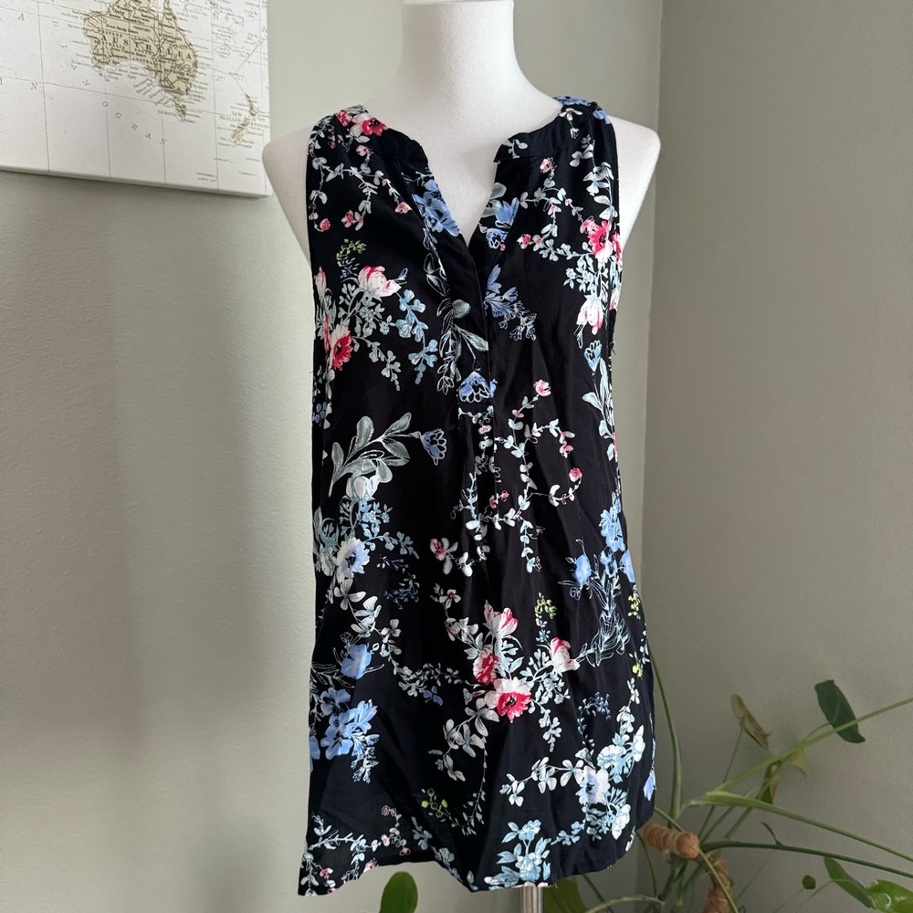 Floral Sleeveless Top